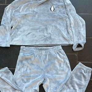Cozy Kids Penguin Matching Set - Gray